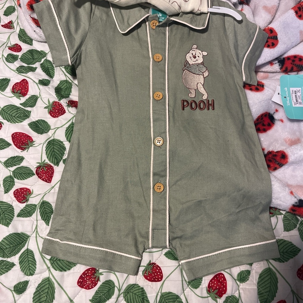 Disney Baby Green Pooh Outfit